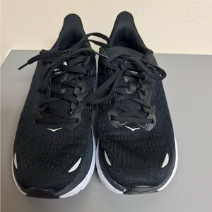 Hoka Black and White Sneakers